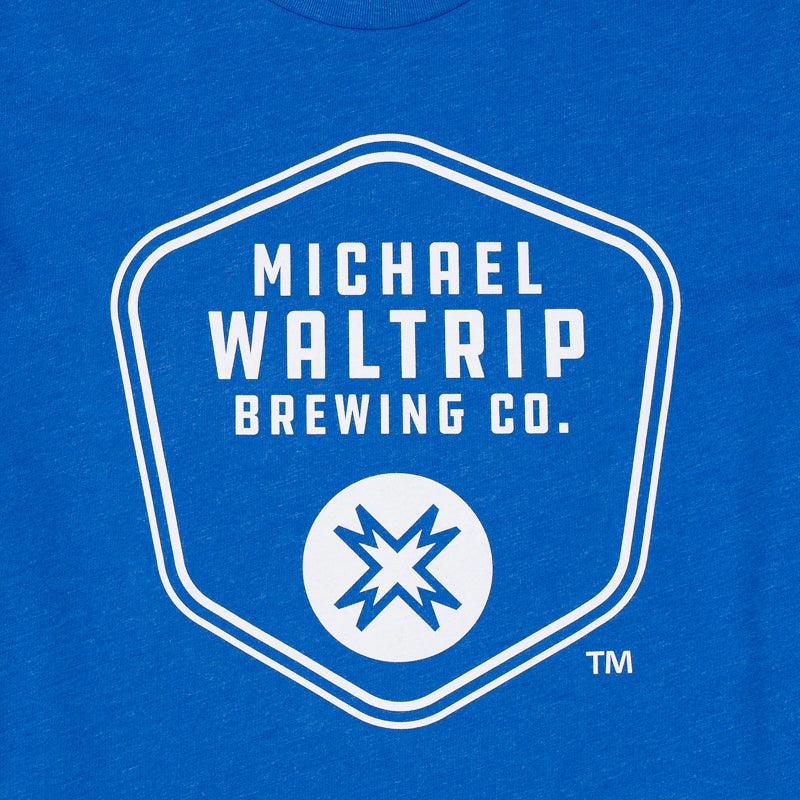 Crest Logo Tee - Heather Royal