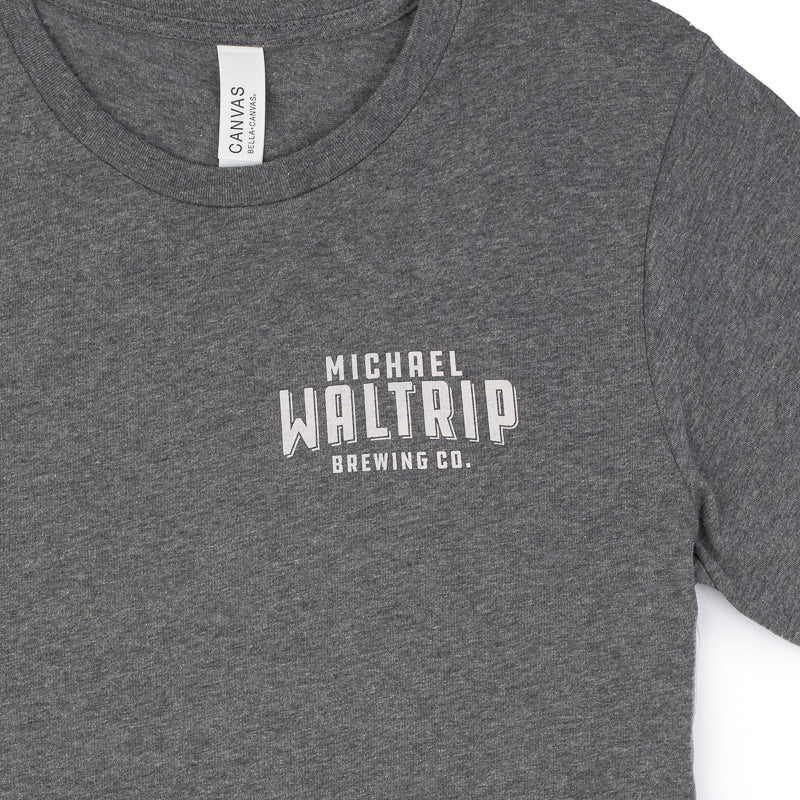 Race for Beer Tee - Deep Heather Grey