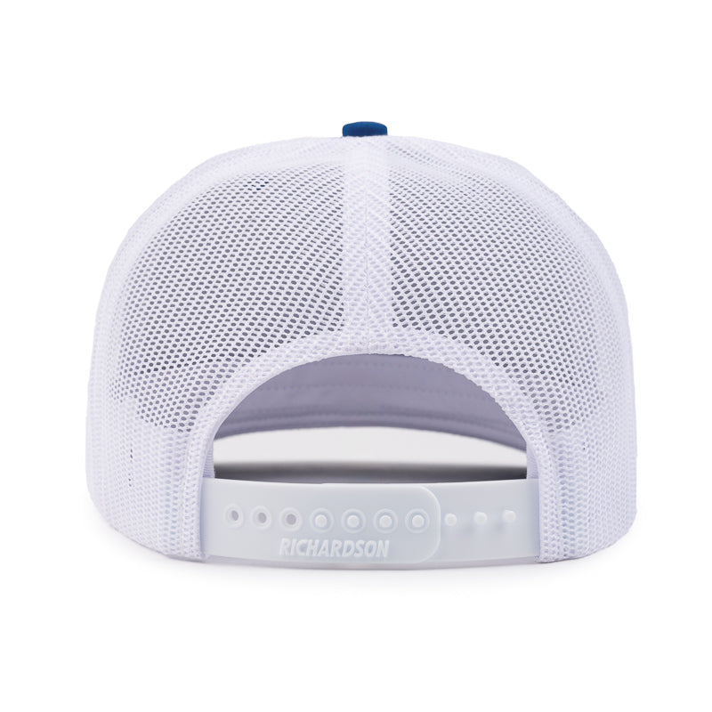 Patch Trucker Cap - Royal / White