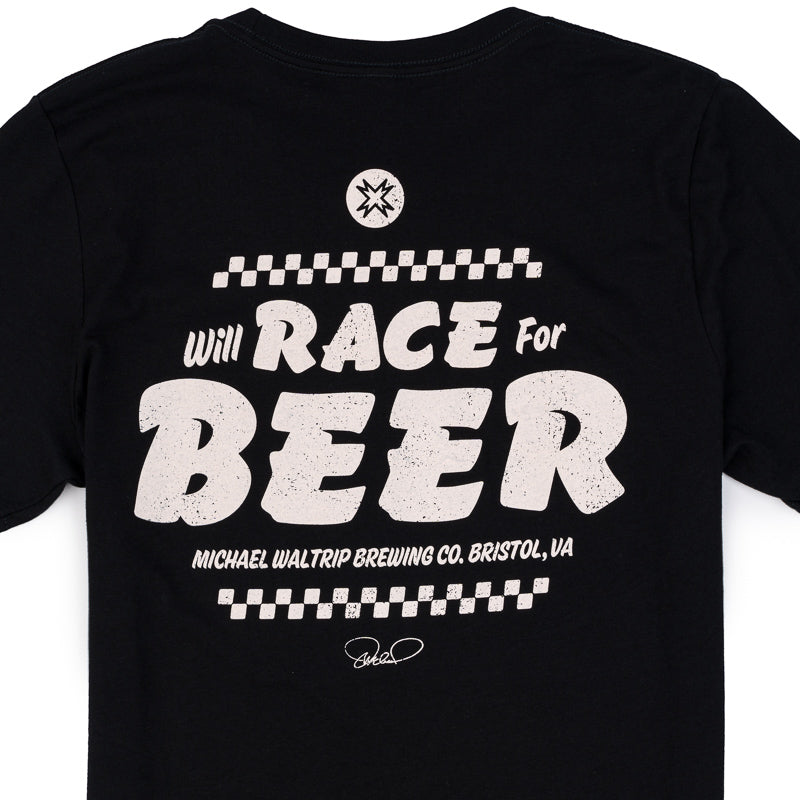 Race for Beer Tee - Black